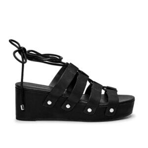 REBECCA MINKOFF black Iven Gladiator Sandals size 11